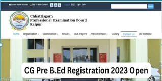 CG Pre B.Ed Registration 2023 Open @cgvyapam.choice.gov.in; Apply Till May 28